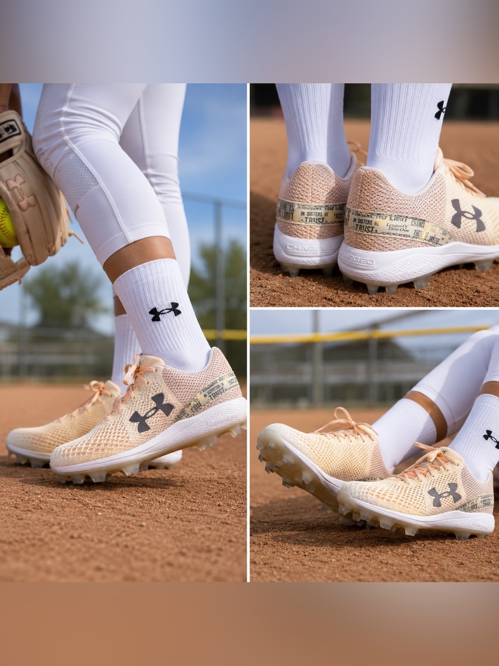 Under Armour Glyde LE MicroTips Softball Cleats Women’s 8